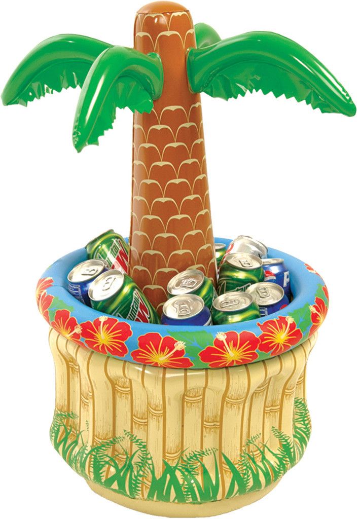 maaien racket Over instelling Hawaii opblaas artikelen :: Palmboom opblaasbaar met cooler 66 Cm