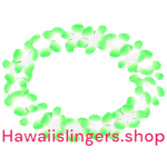 Hawaiislinger groen wit