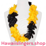 Hawaiislinger zwart geel