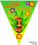 Vlaggenlijnen Aloha Hawaii