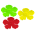 Hawaii kransen rood geel groen