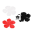 Hawaii kransen dik rood zwart wit