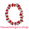 Hawaiislingers rood wit