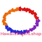 Hawaiislinger blauw lila rood oranje